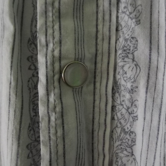 Blue Sol Men's Large Button down Shortsleeve Shirt - Picture 3 of 7